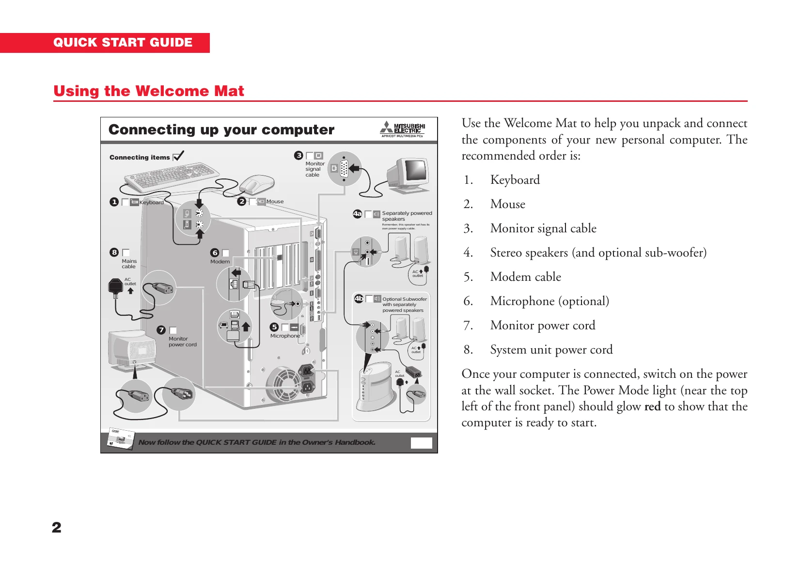 Quick Start Guide for APRICOT MS SERIES