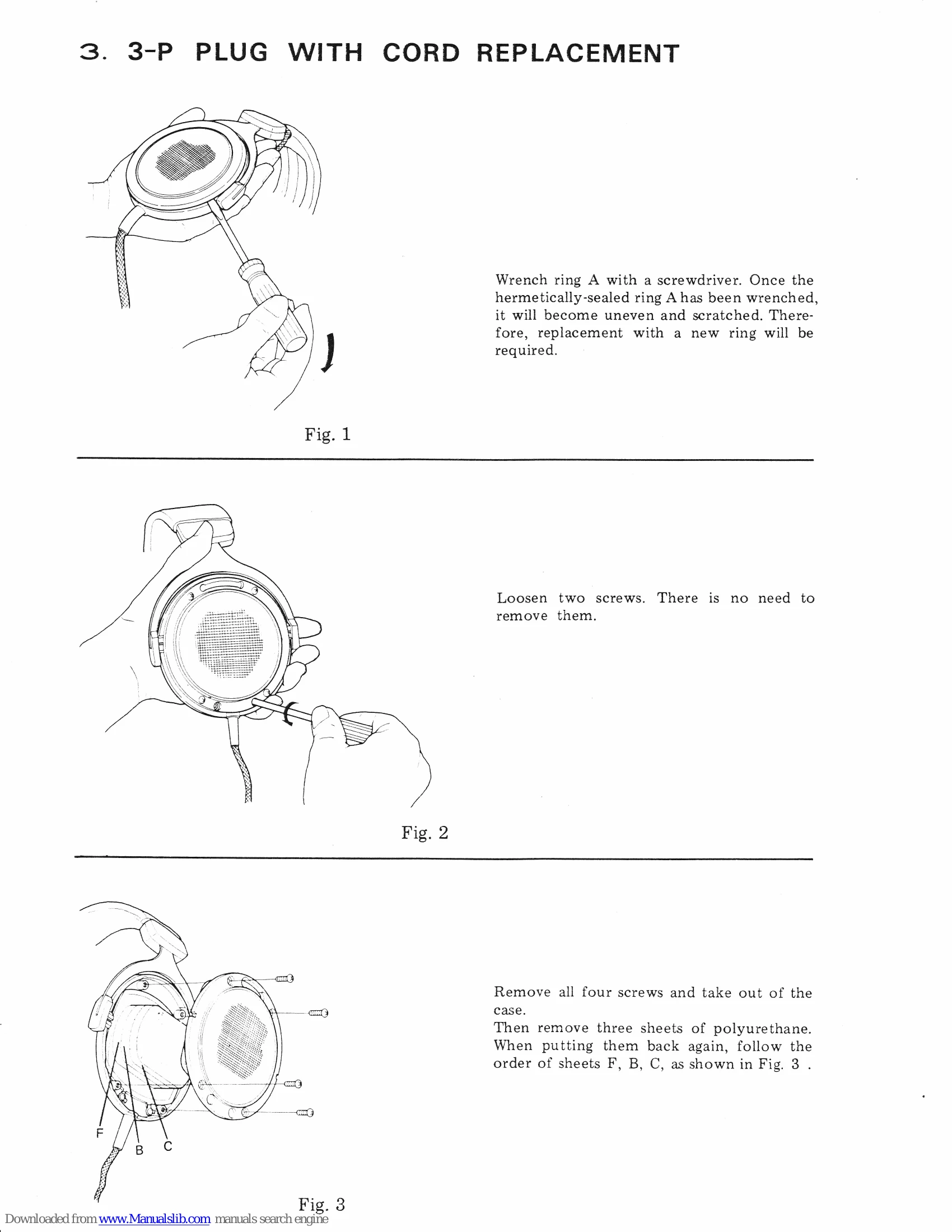 Parts/Service for SE-700