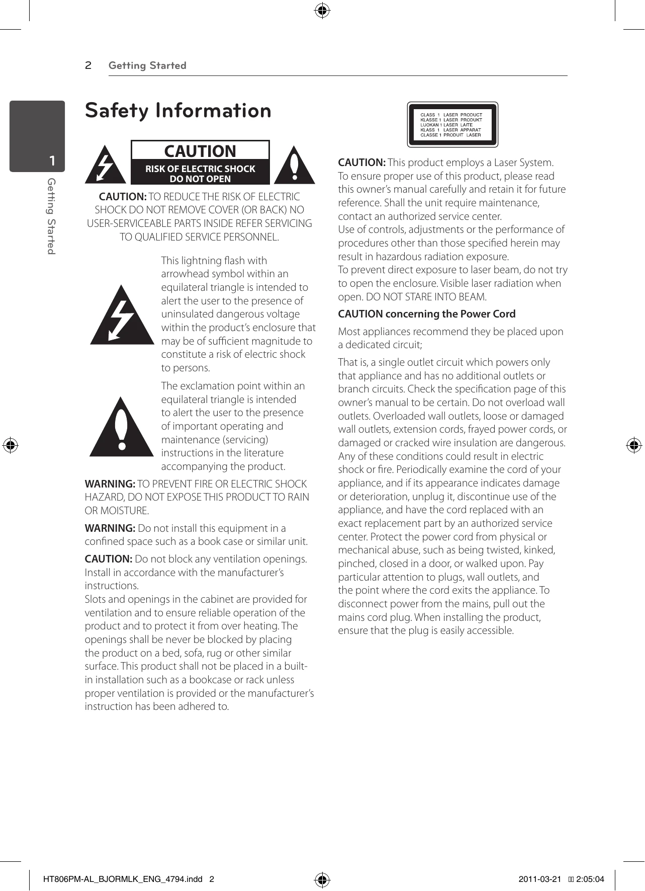 Manual for HT806PM