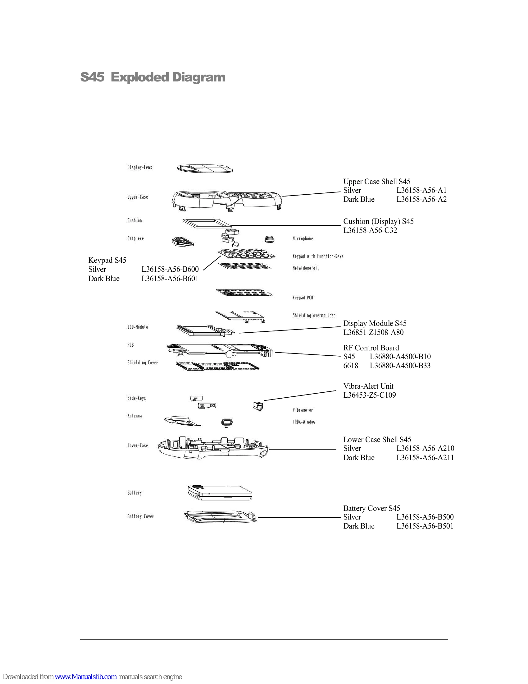 Manual for S45/ME45