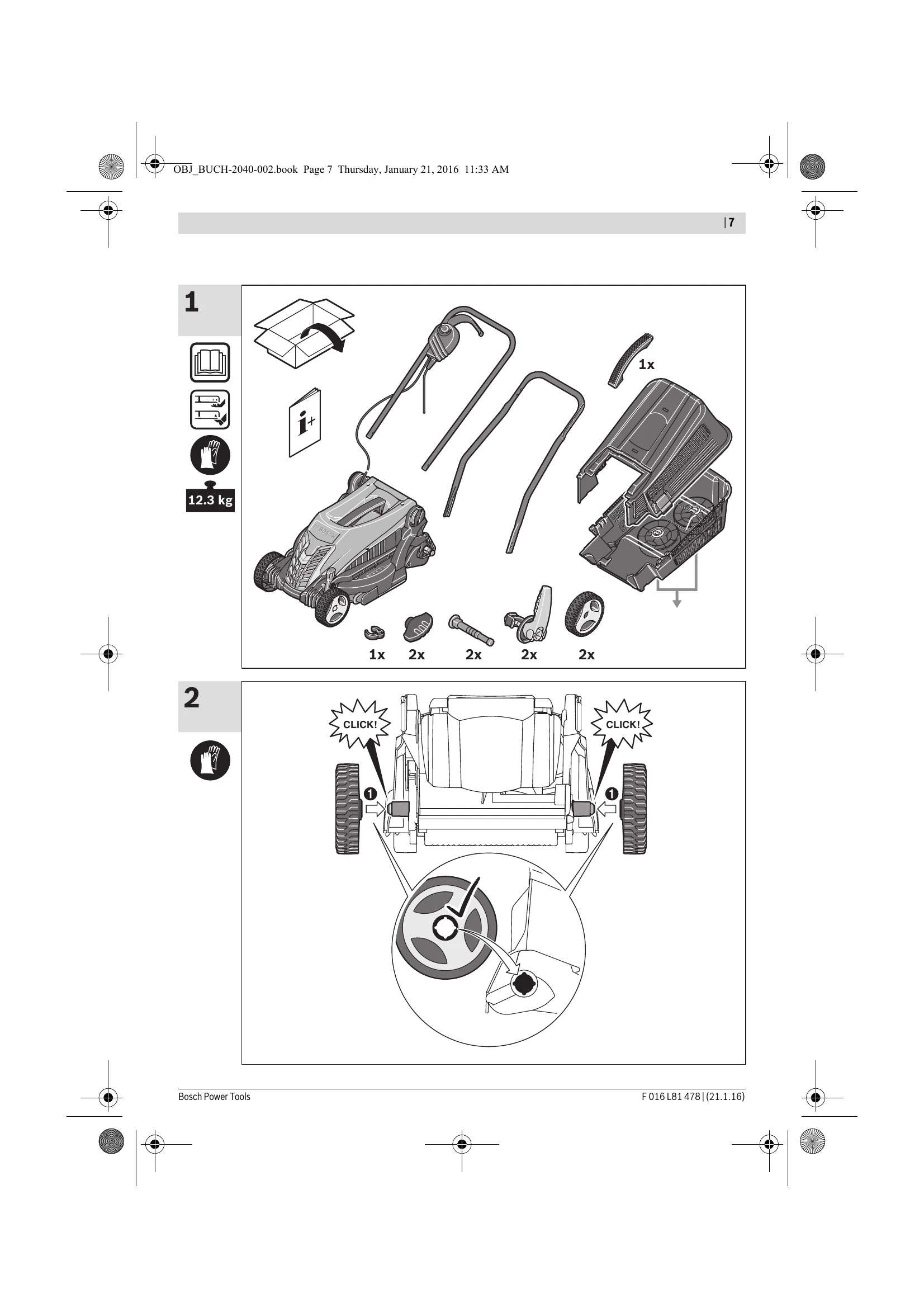 Manual for Rotak 34 R | 37 R | 340 R | 370 R