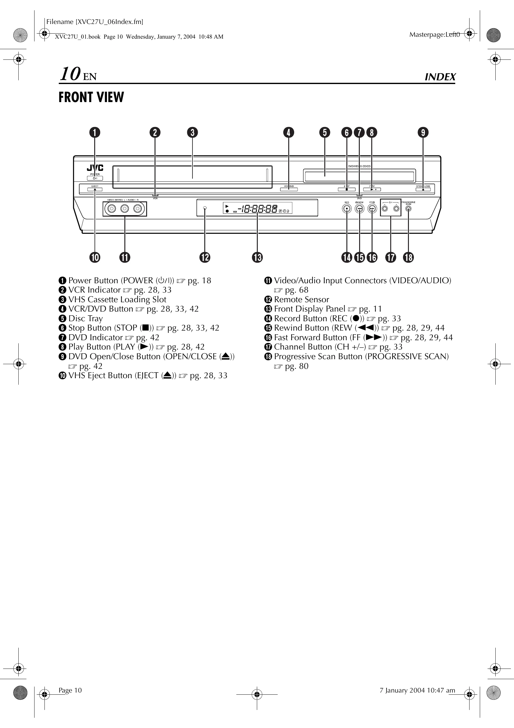 Manual for HR-XVC27U