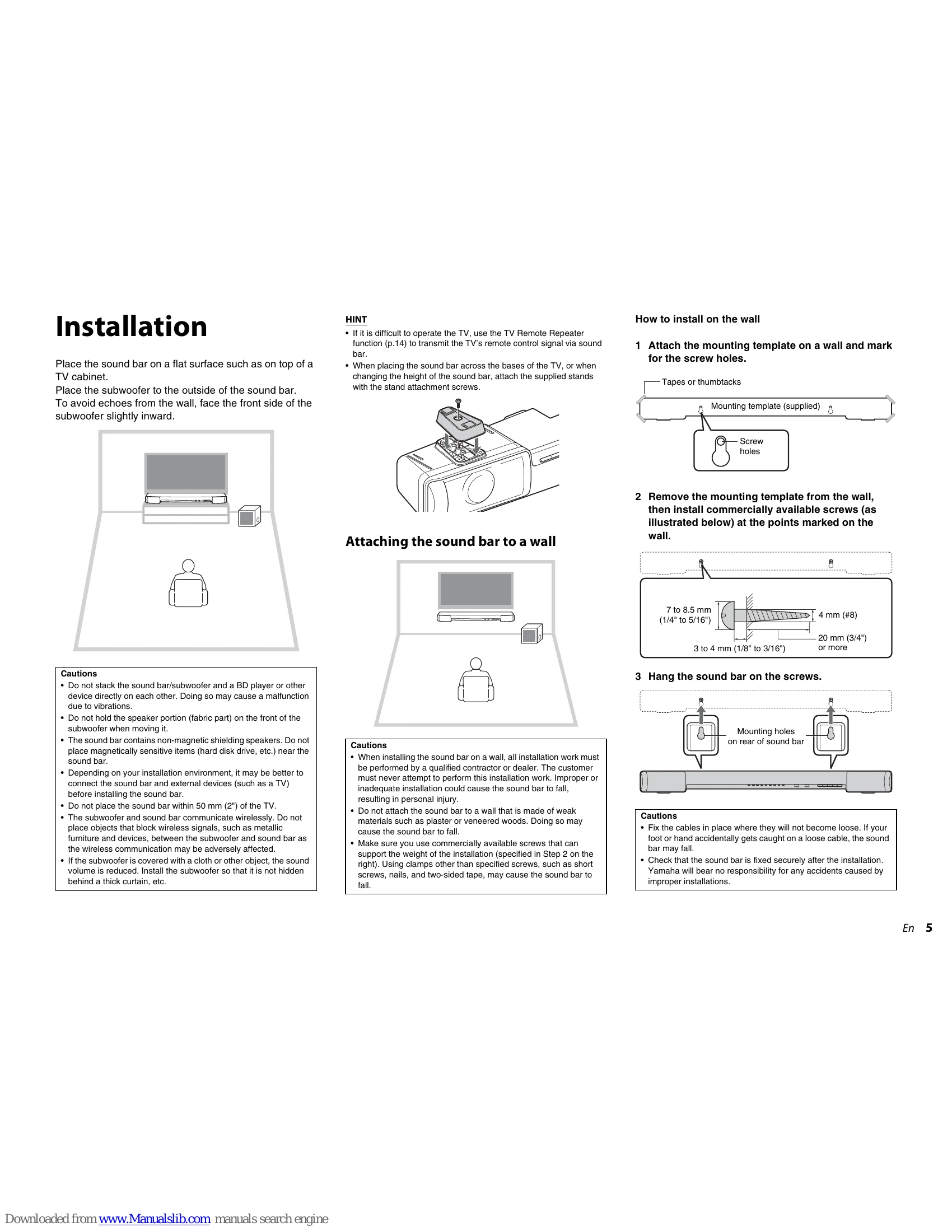 Manual for YAS-203