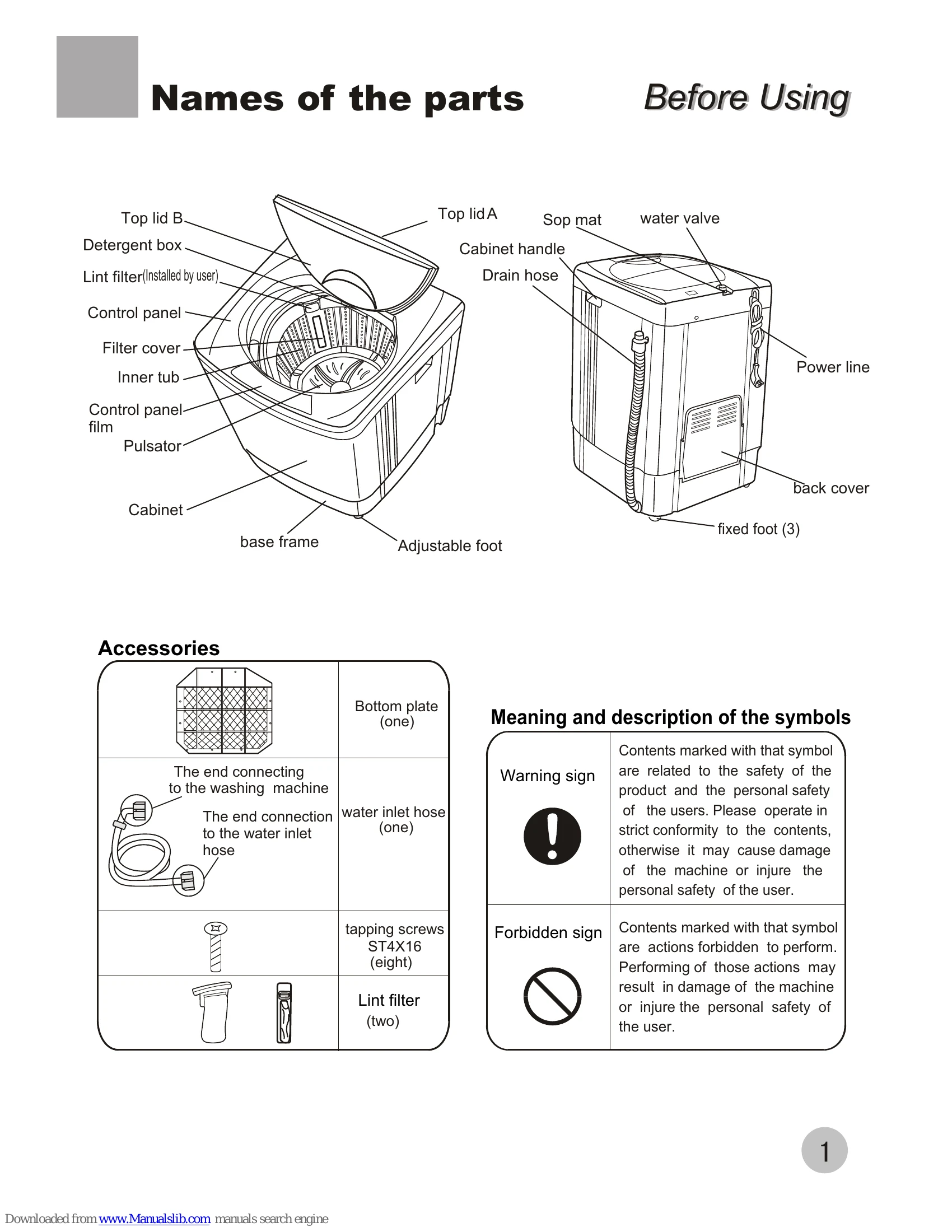 Manual for HWM60-10