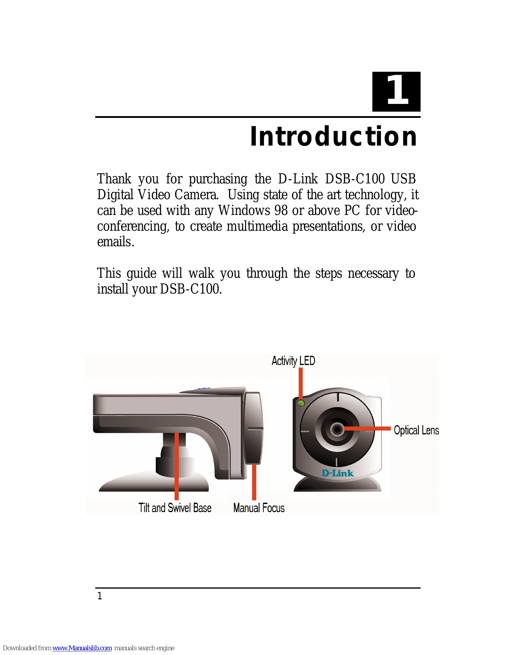 Manual for DSB-C100
