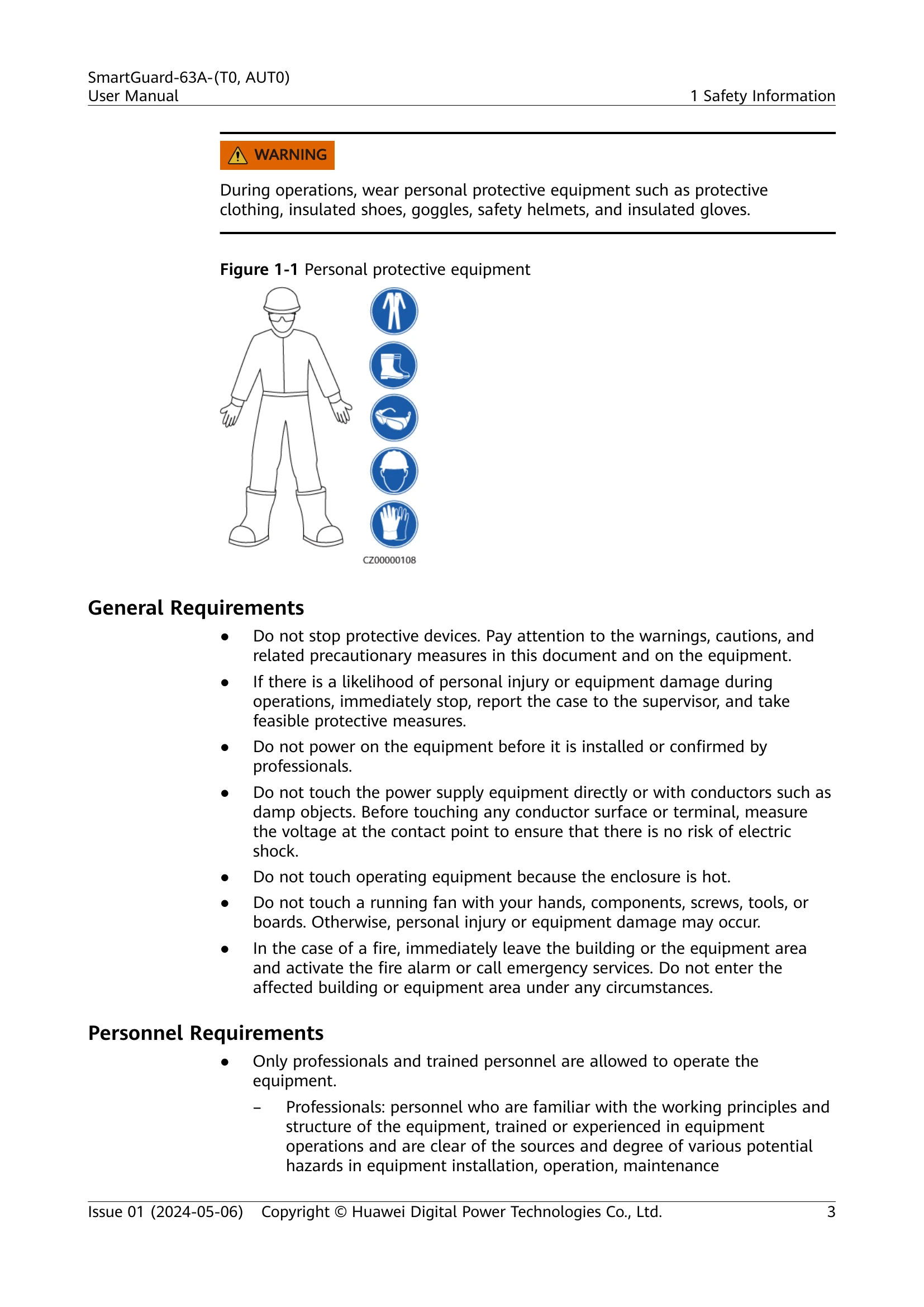 Manual for SmartGuard-63A-(T0, AUTO)