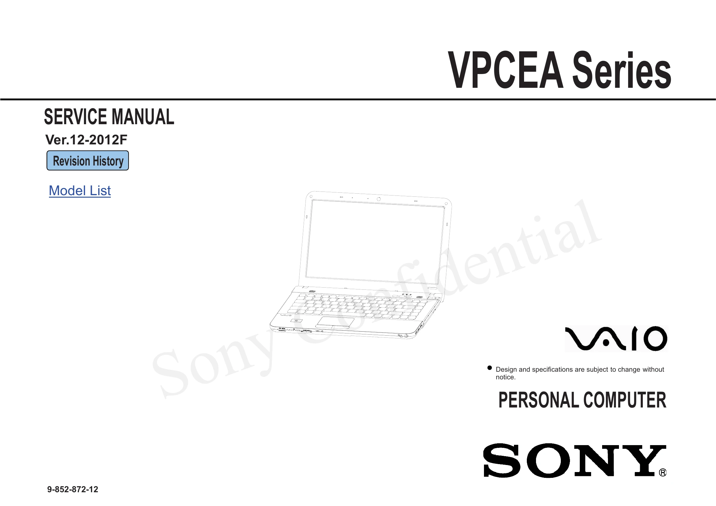 Parts/Service for VPCEA Series