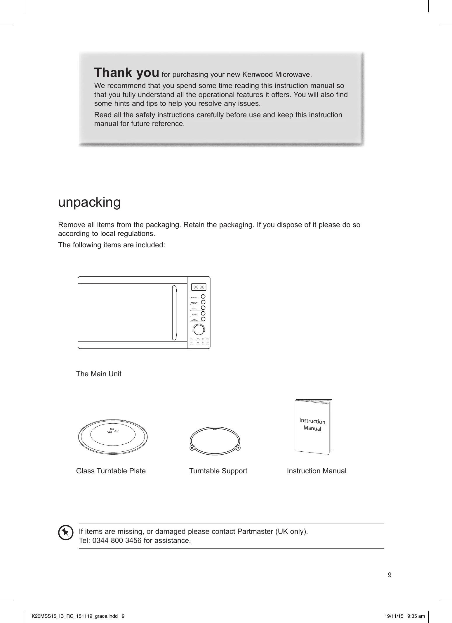 Manual for K20MSS15