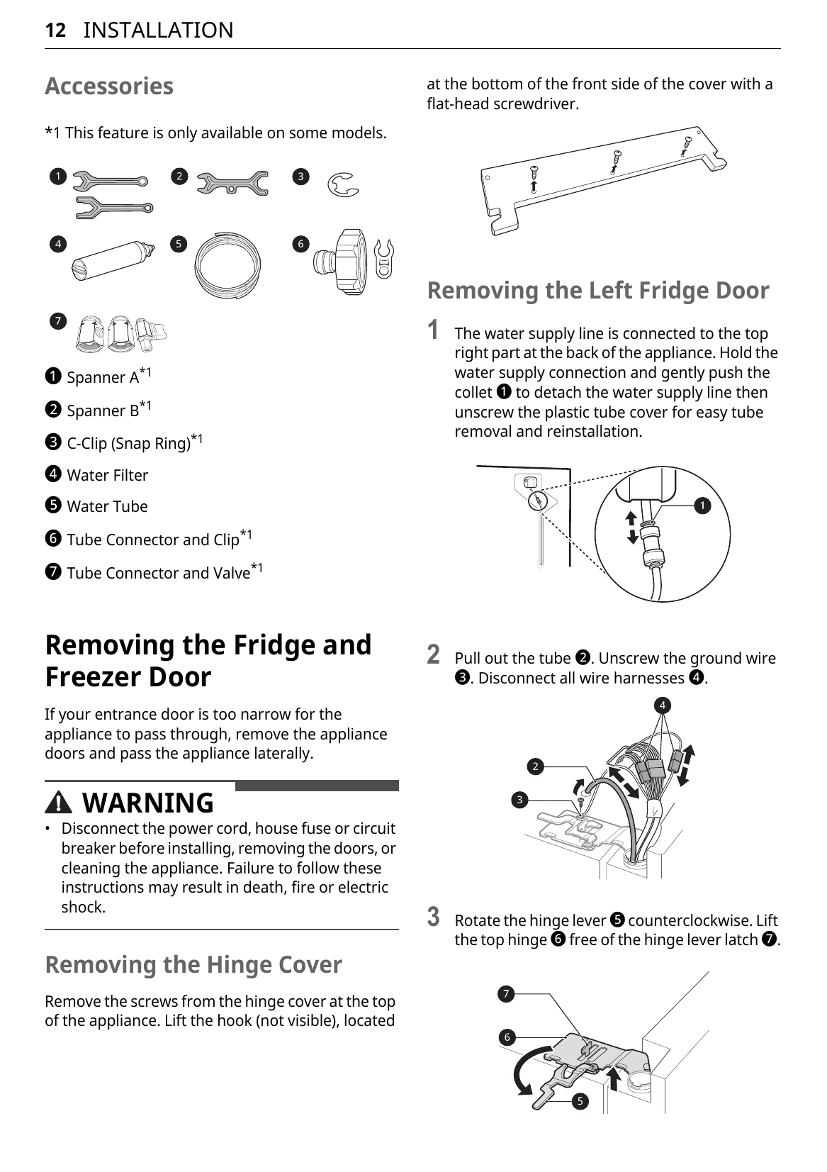 Manual for FRIDGE & FREEZER