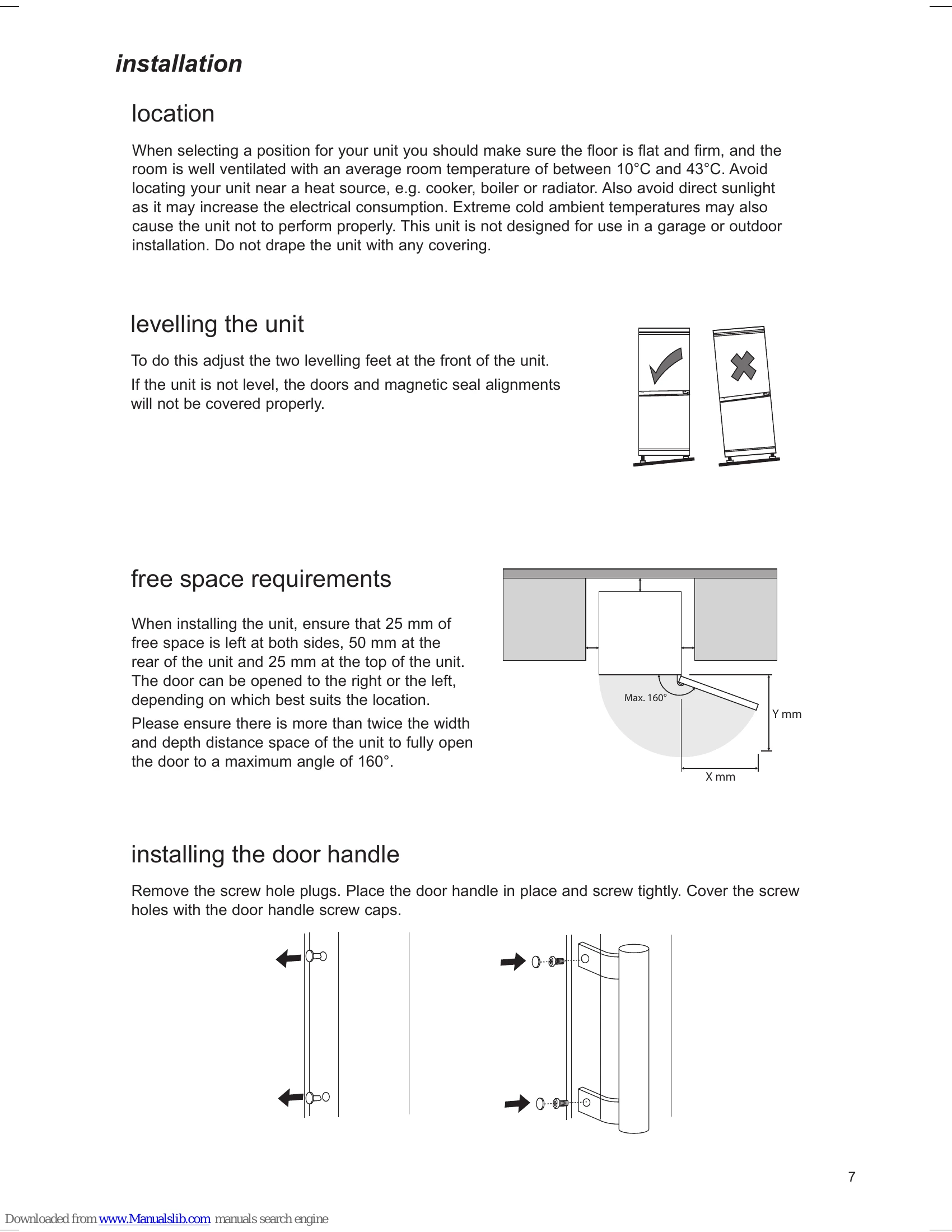 Installation Guide for KFC60B15 / KFC60W15 / KFC60X15
