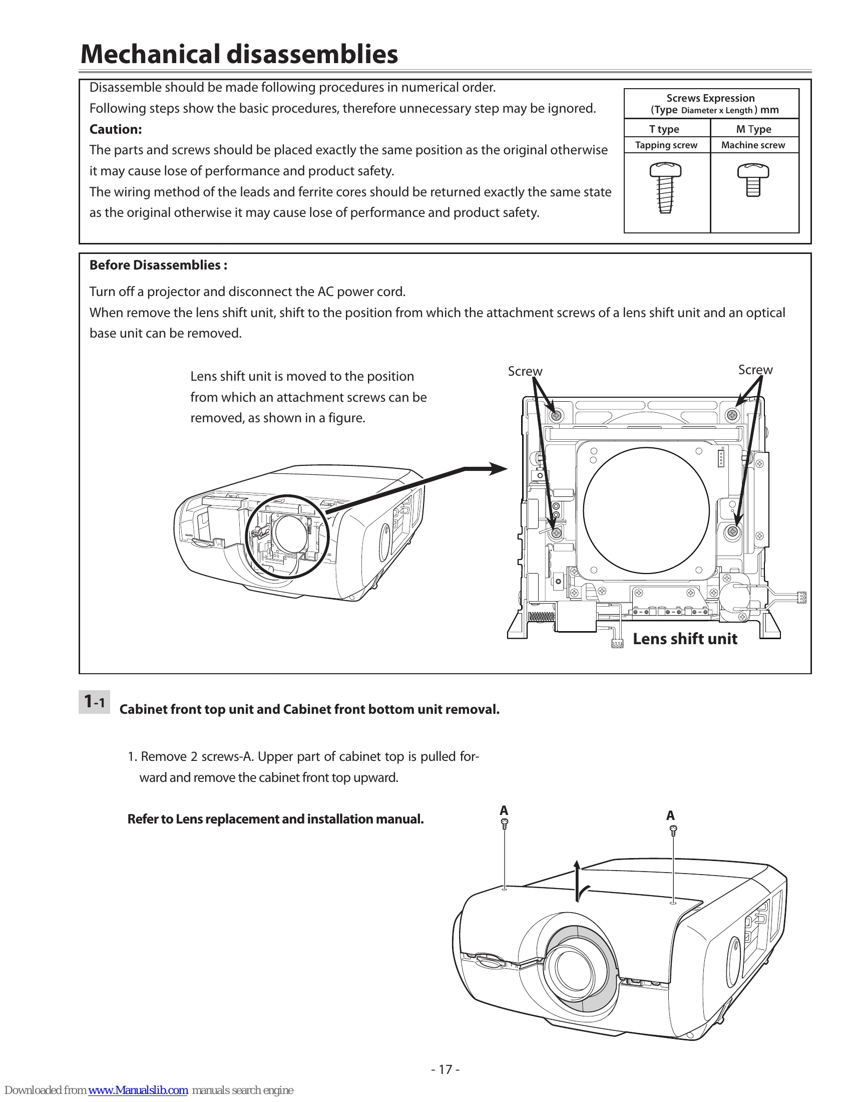 Parts/Service for PLC-XF47