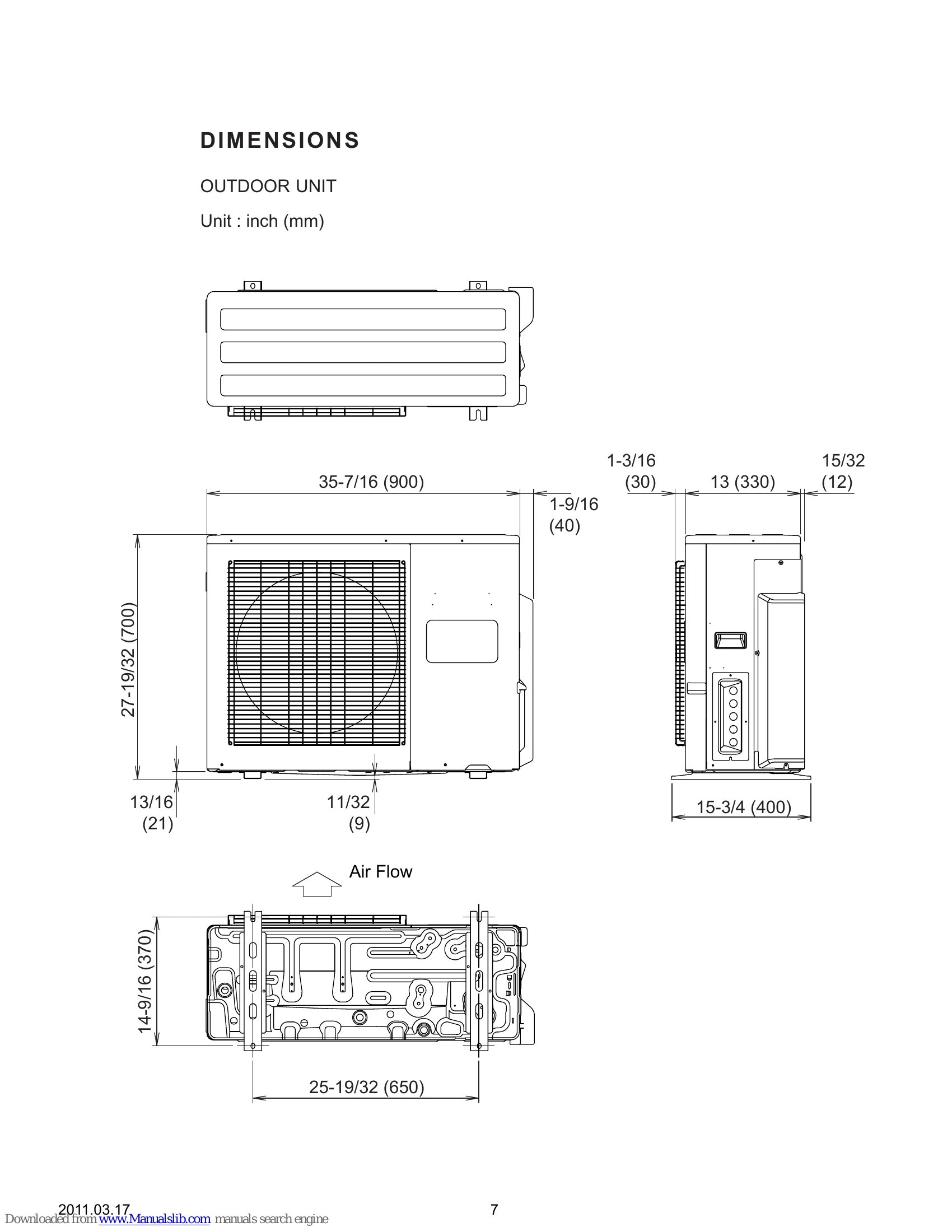 Manual for AOU24RLXFZ