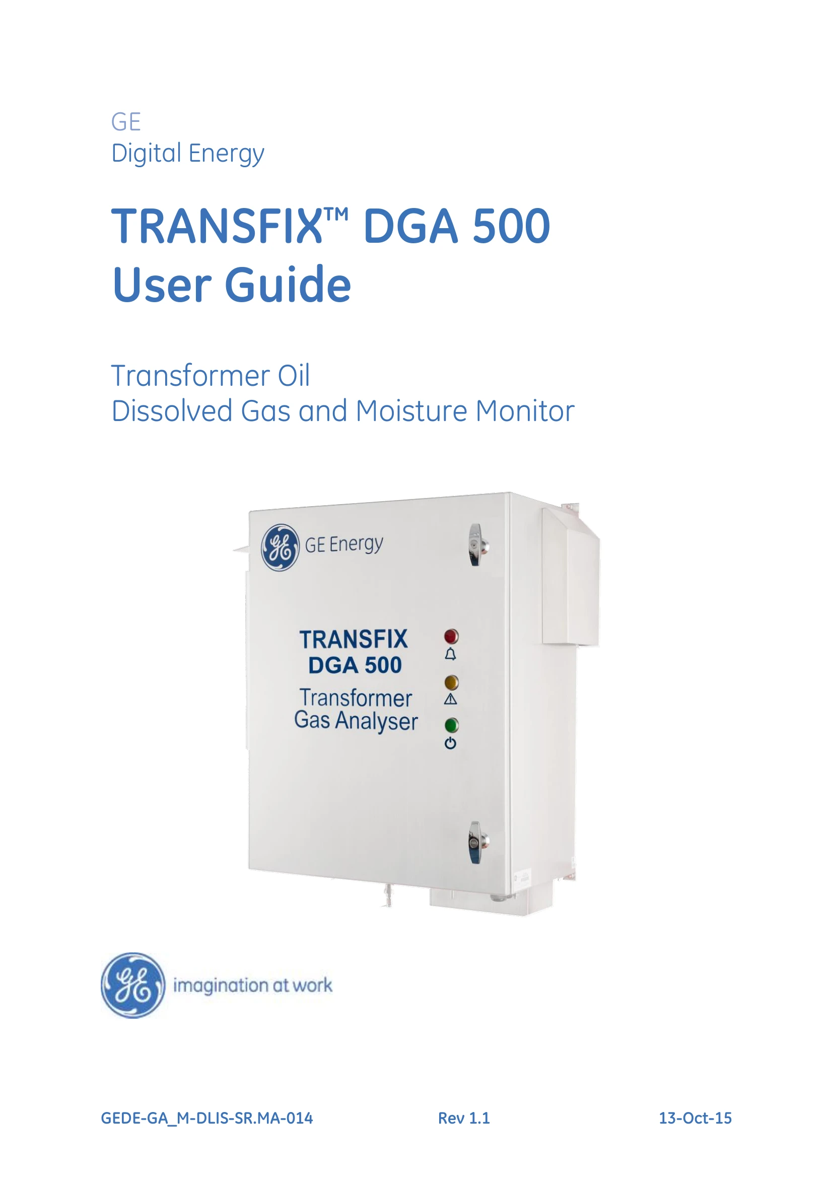 Manual for TRANSFIX DGA 500