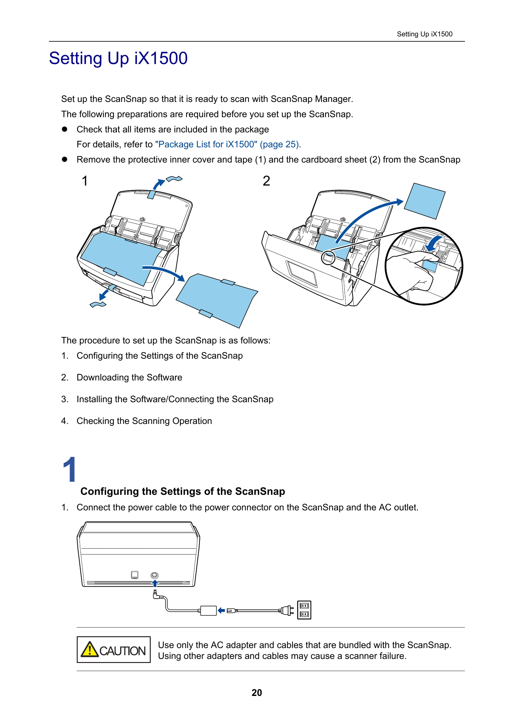 Manual for ScanSnap