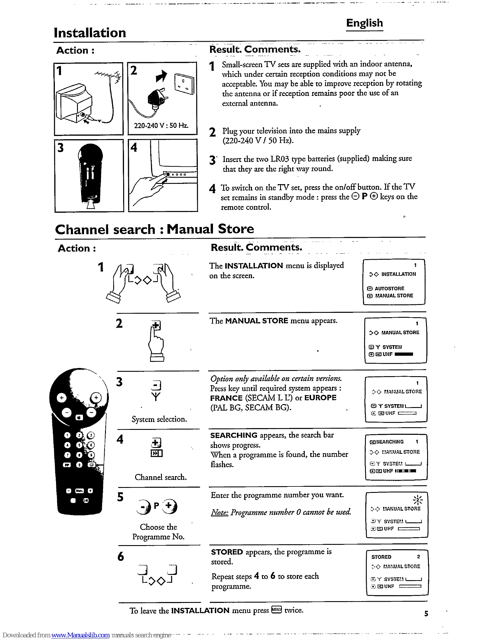 Manual for 20PT1553