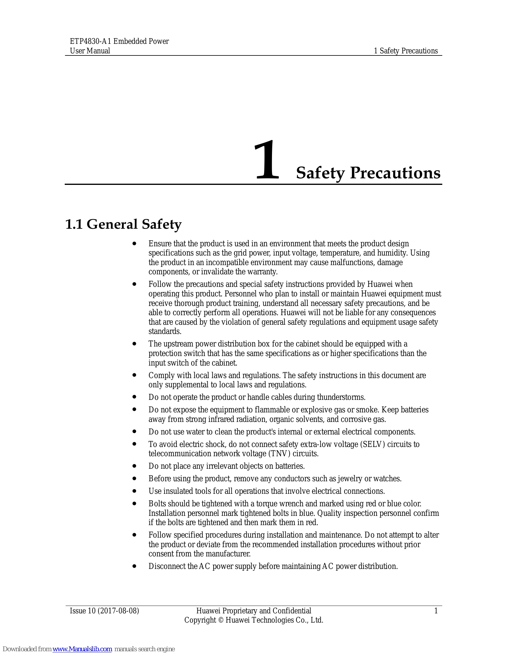Manual for ETP4830-A1