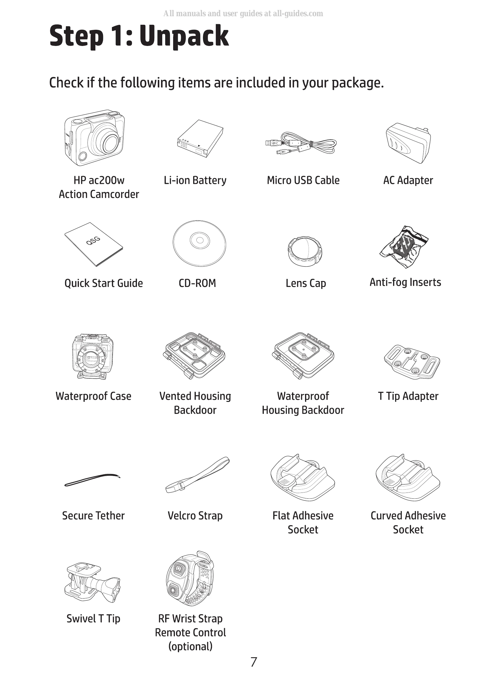 Quick Start Guide for ac200w