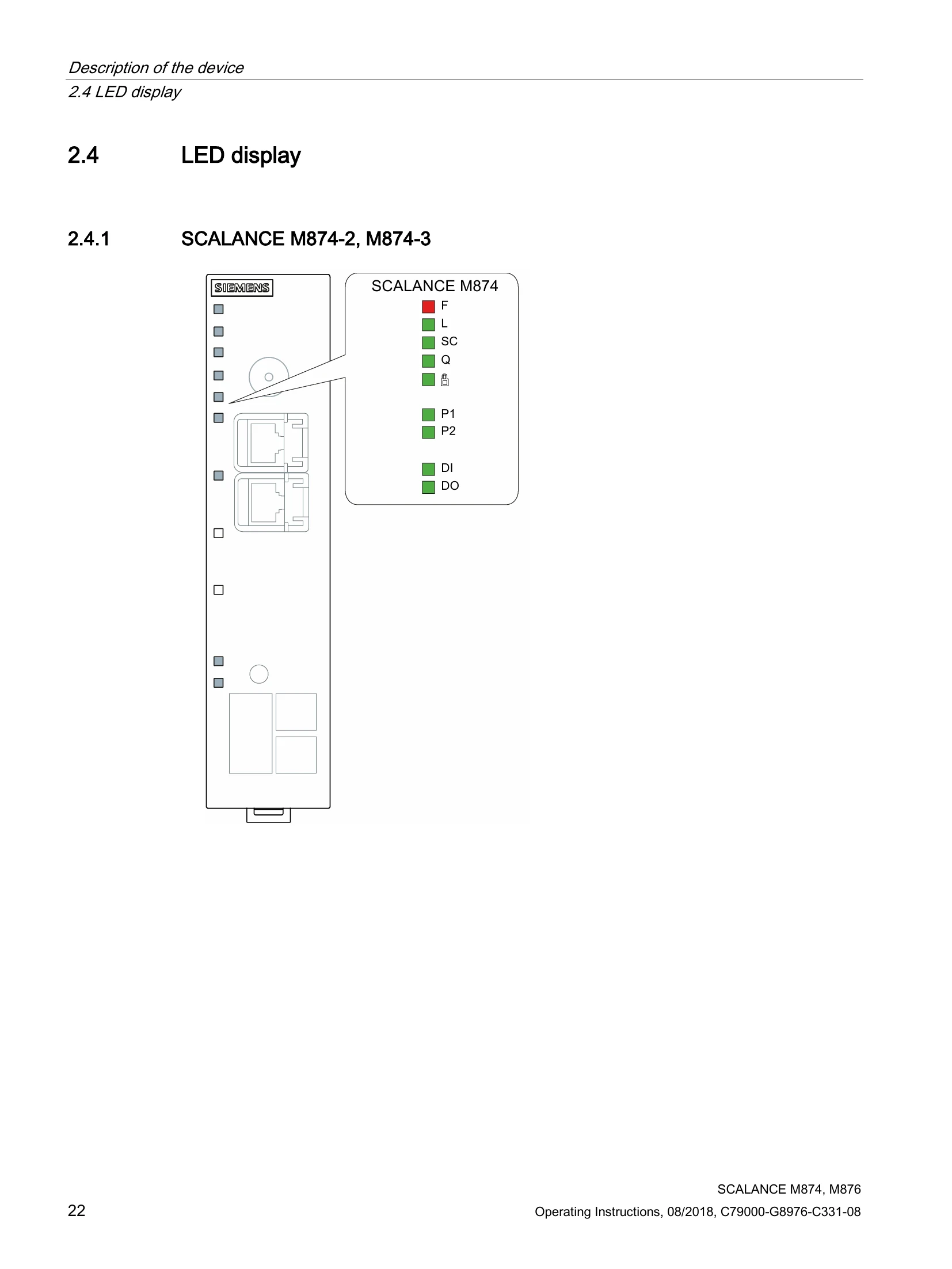 Manual for SCALANCE M874, M876
