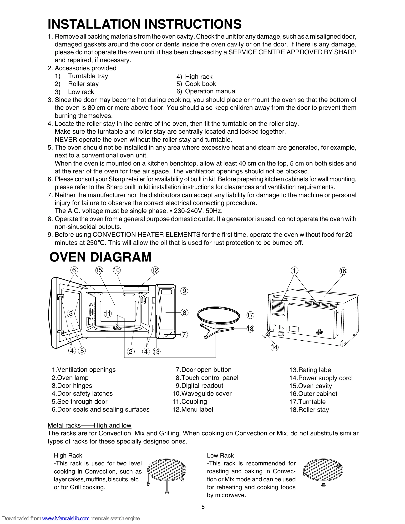 Manual for R-980E
