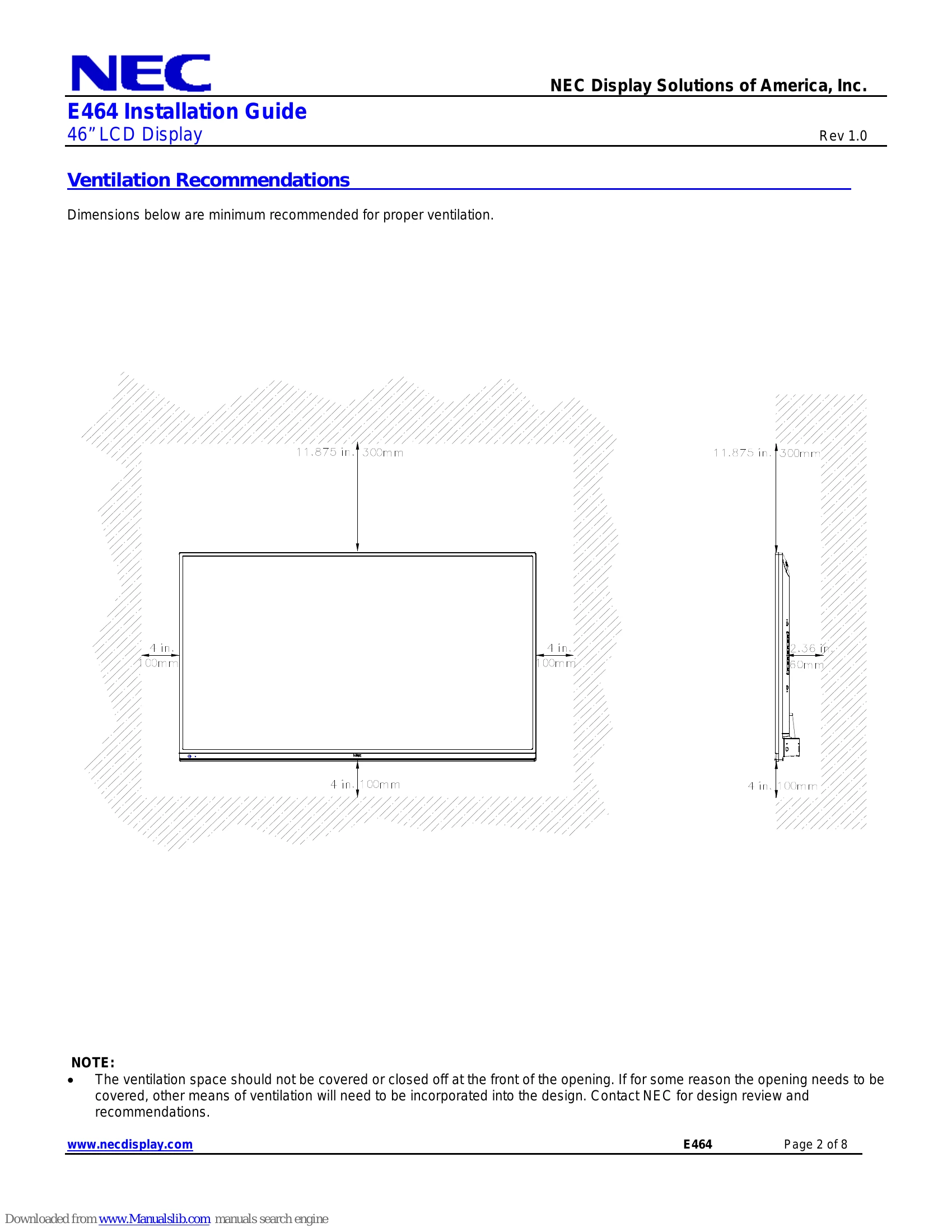 Installation Guide for E464