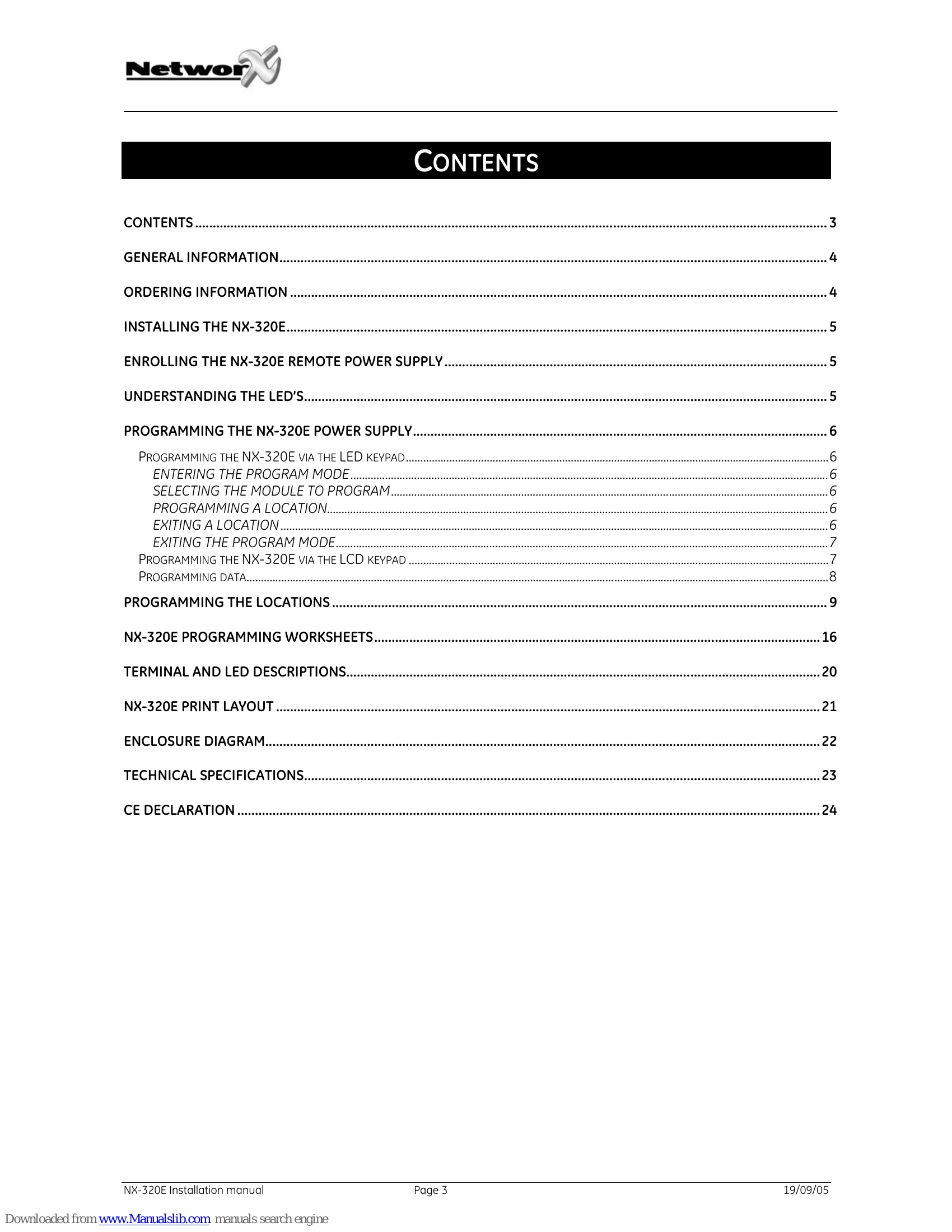 Installation Guide for NX-320E