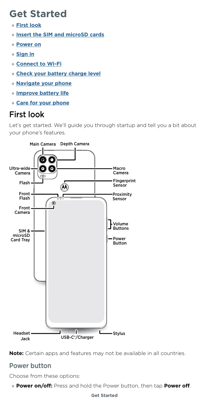 Manual for moto g STYLUS 5G
