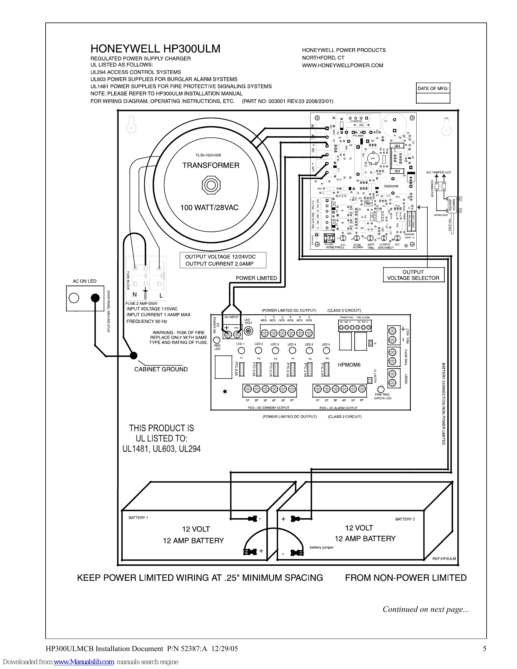 Installation Guide for HP300ULM