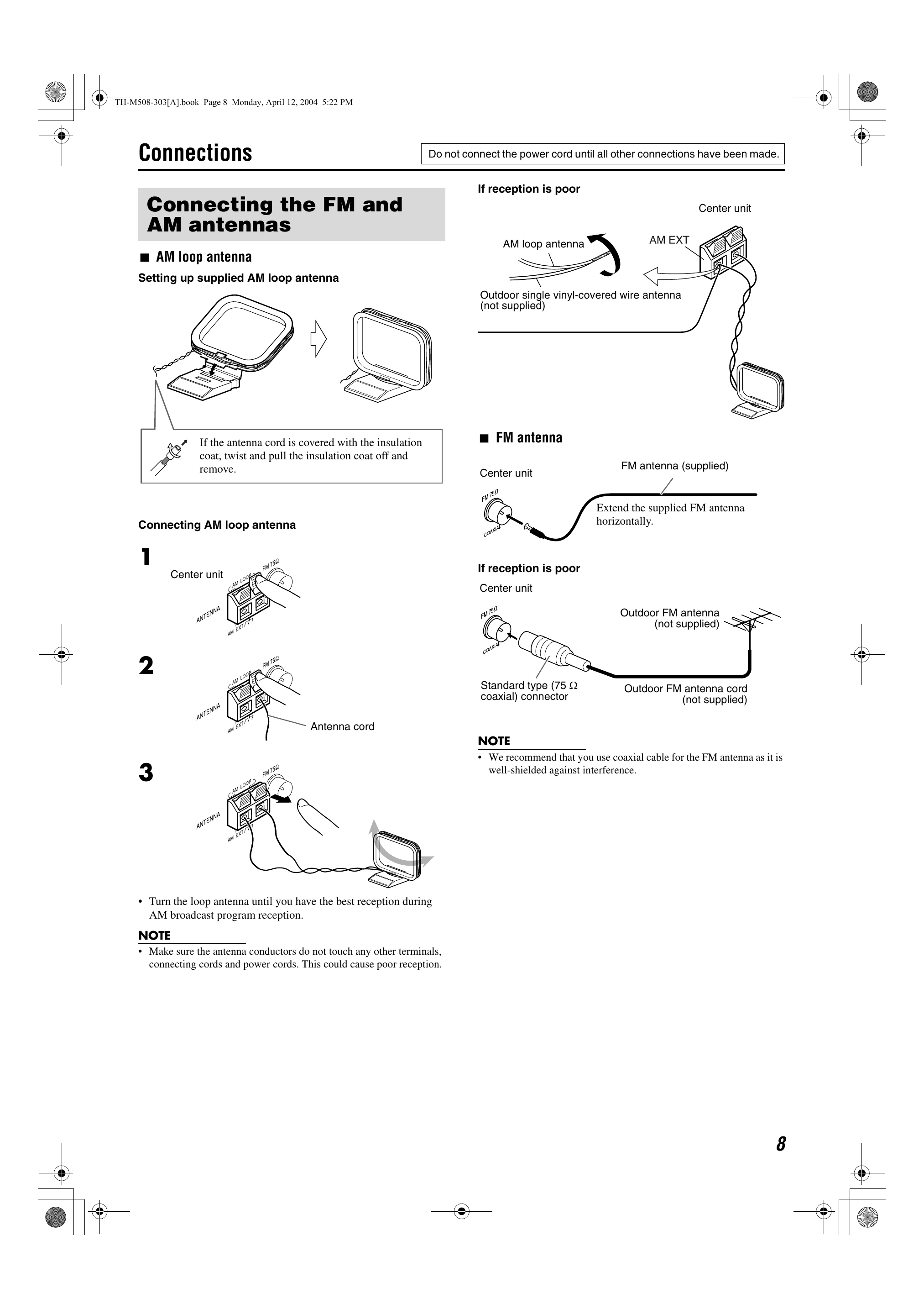 Manual for TH-M508