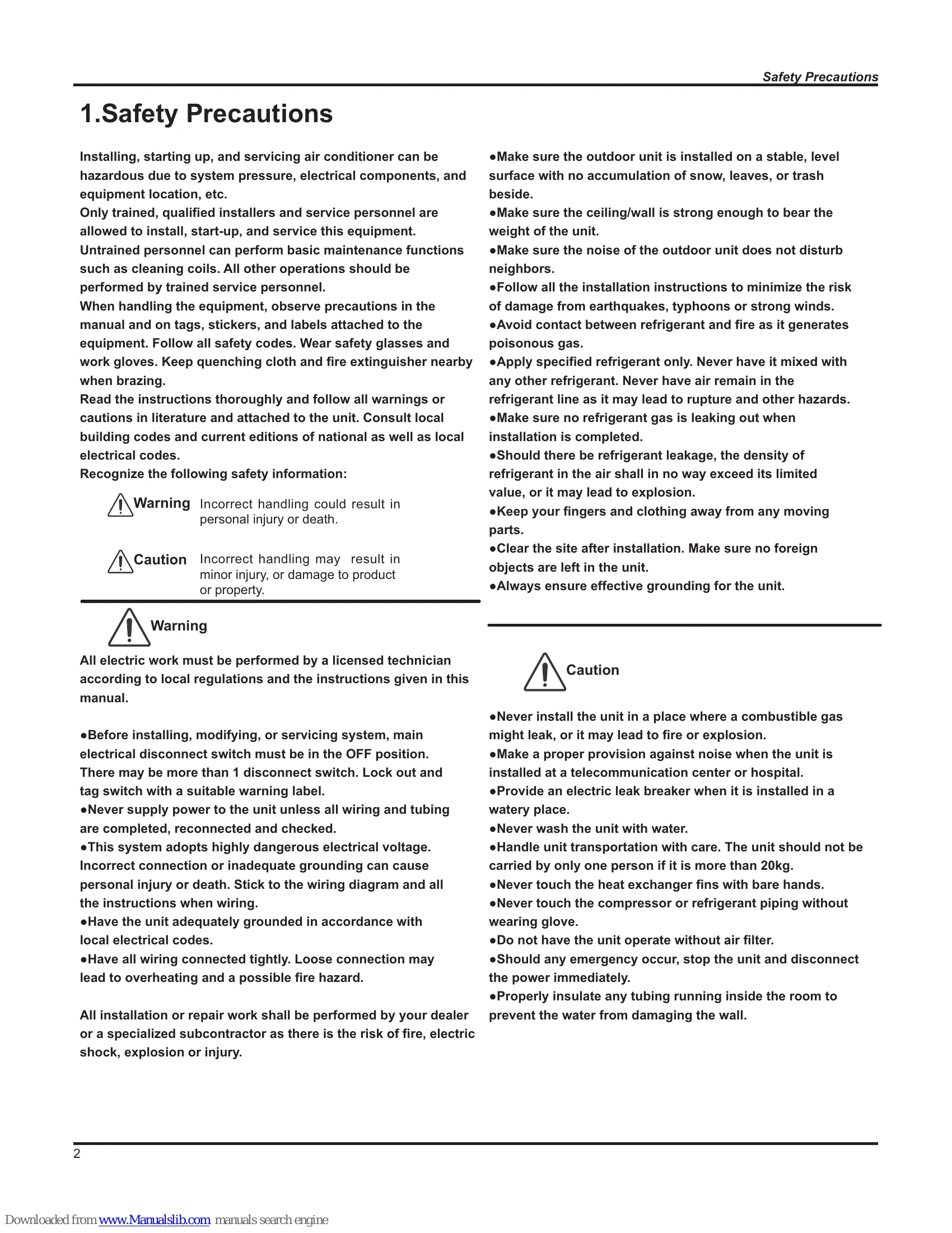 Manual for EXI09HD1W