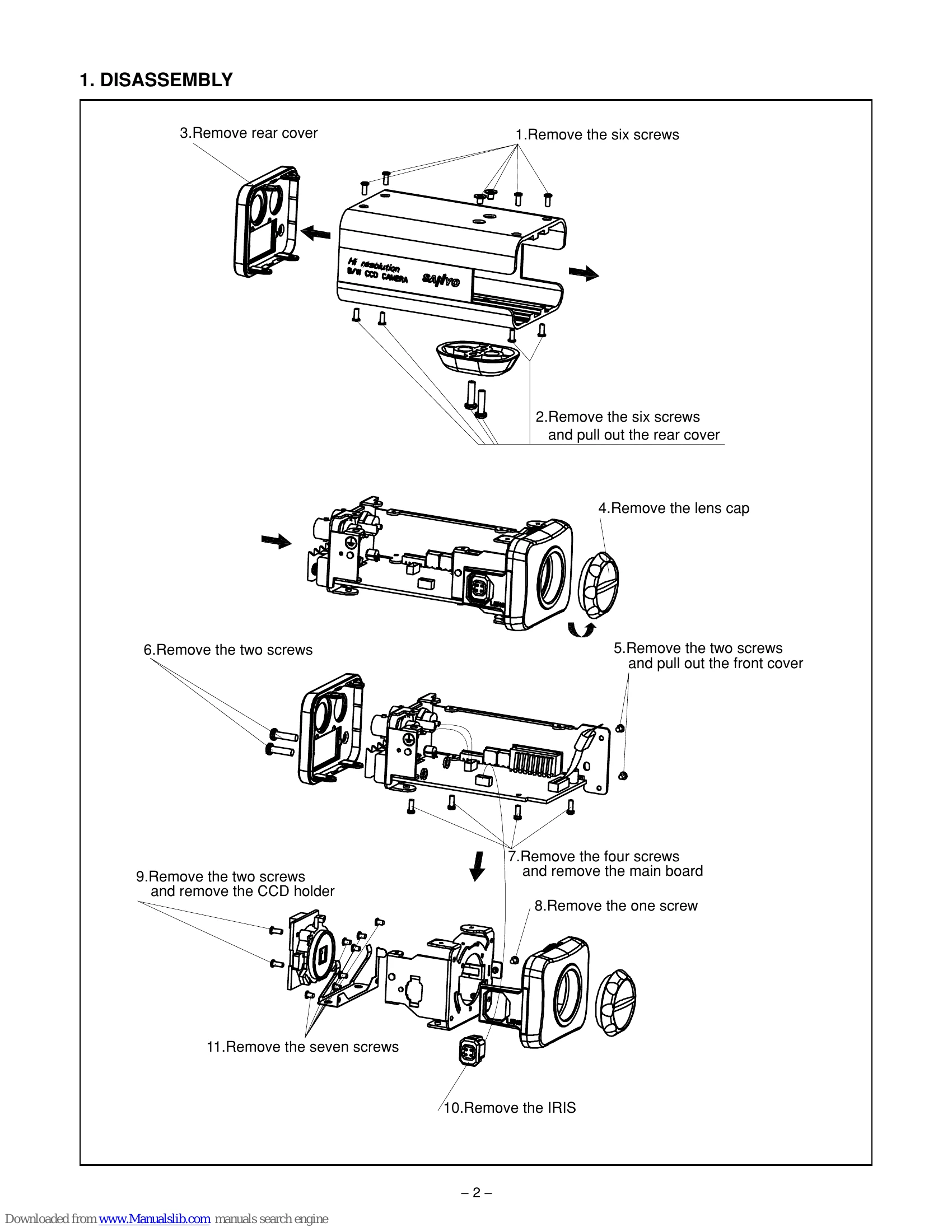 Parts/Service for VCB-3385P
