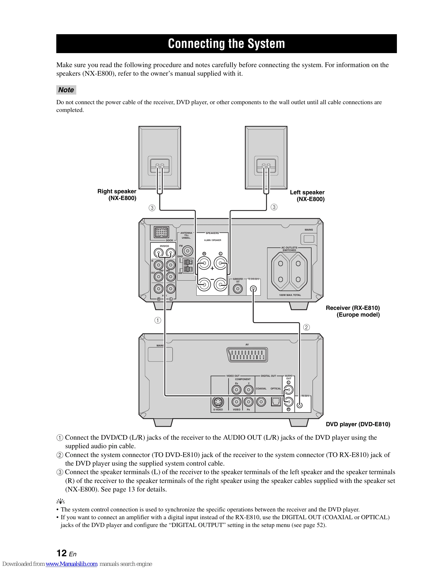 Manual for MCR-E810