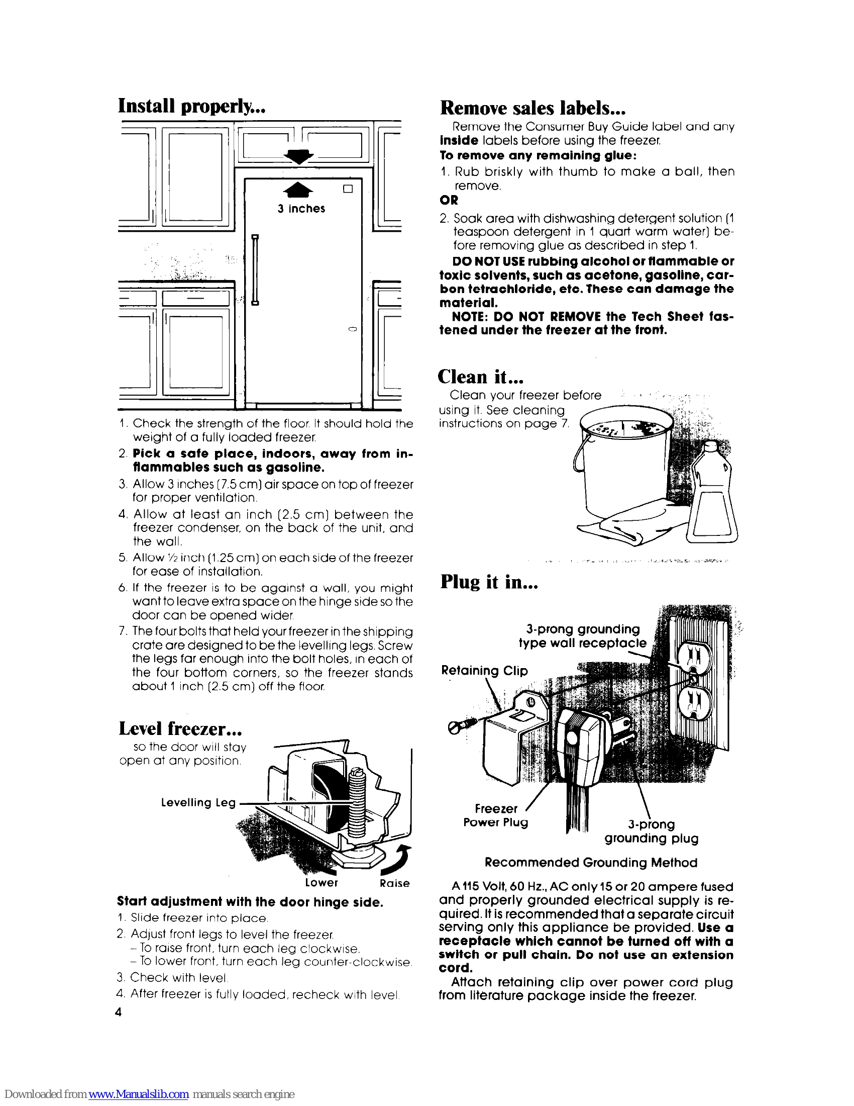 Manual for EV150F